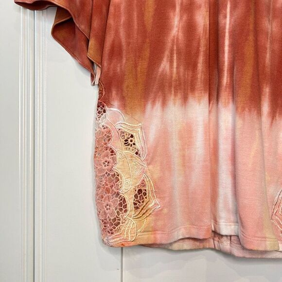 Sky Women’s Small Eliska Fire Striped Mini Dress 3/4 Sleeve Deep Cut USA - Picture 7 of 13